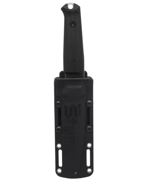 Kizlyar Supreme - нож туристический Sturm AUS-8 Stone Wash, Black Kraton Handle, Black Polyamide Sheath - 5