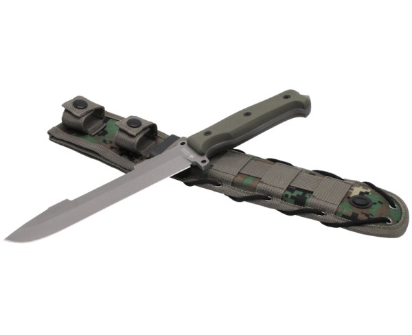 Kizlyar Supreme - нож Survivalist XD2 Tacwash G10 Camo molle sheath - 3