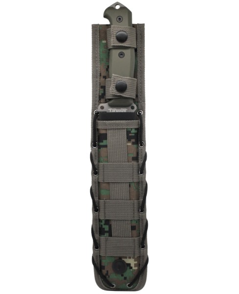 Kizlyar Supreme - нож Survivalist XD2 Tacwash G10 Camo molle sheath - 5